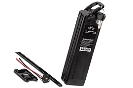 картинка Аккумулятор для электровелосипеда SKN 36V 10.4Ah black (Silver Fish) магазин Eltreco являющийся официальным дистрибьютором в России 