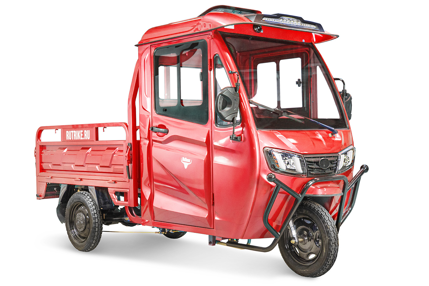 Грузовой электротрицикл Rutrike КАРГО Кабина 1500 60V1000W с доставкой по  Москве и в регионы