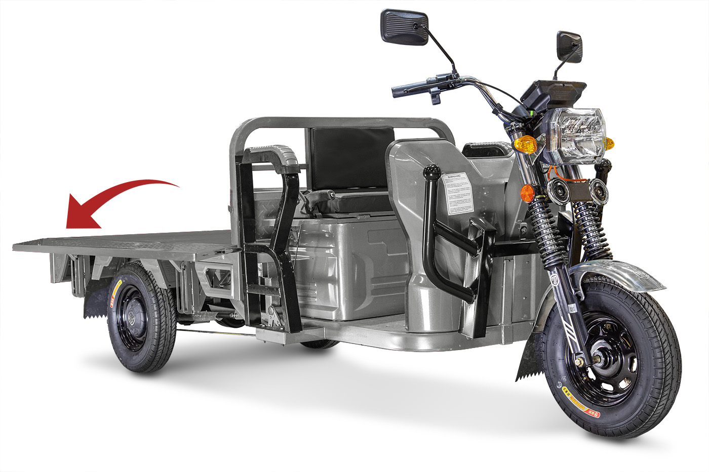 Грузовой электрический трицикл Rutrike Габарит 1700 60V1200W