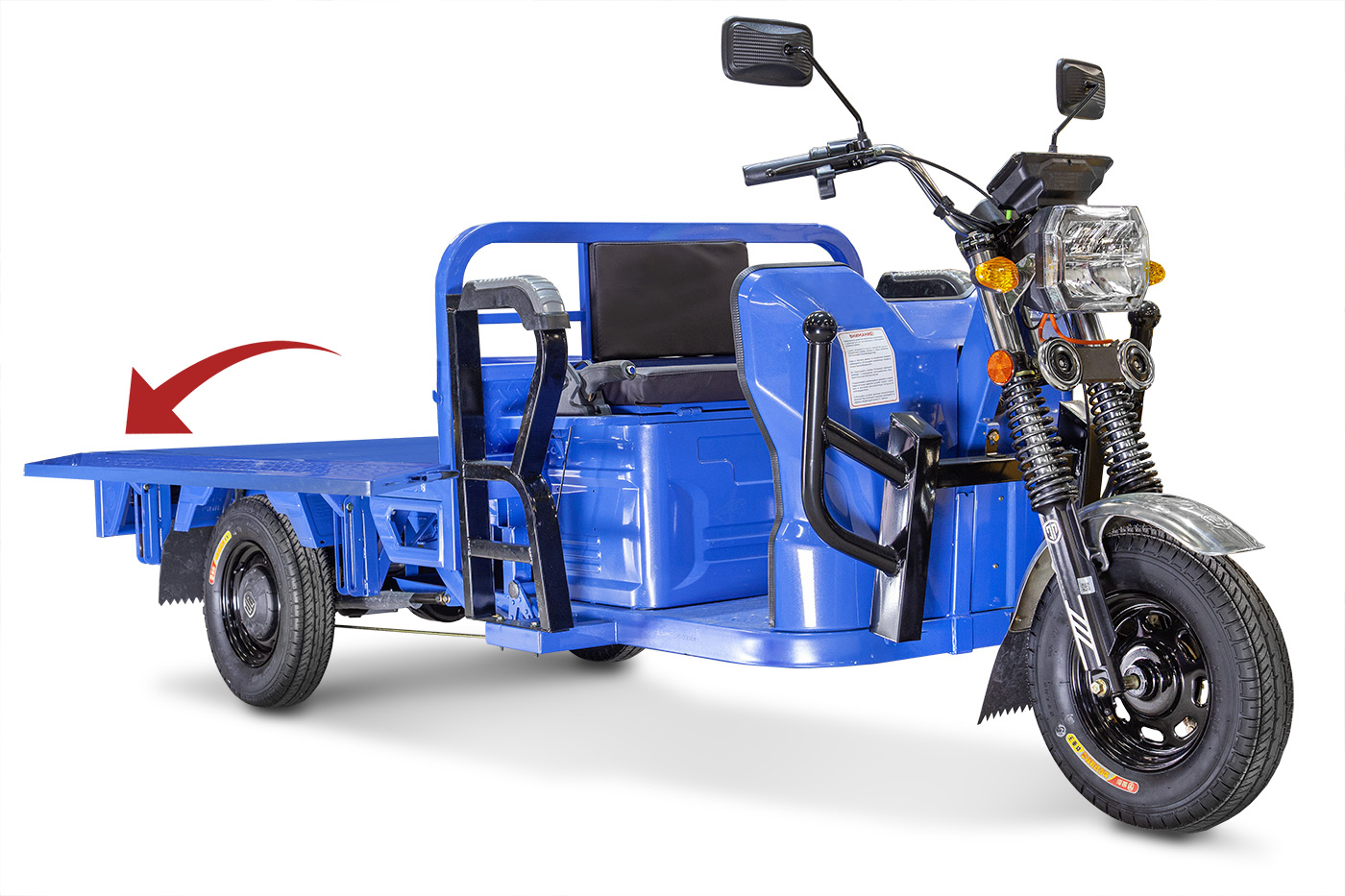 Грузовой электрический трицикл Rutrike Габарит 1700 60V1200W