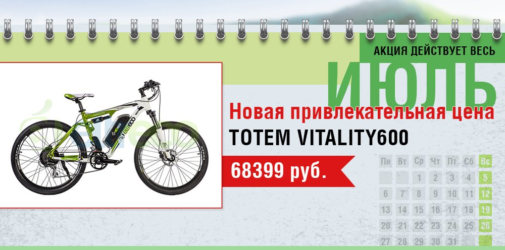 Электровелосипед Eltreco Totem Vitality 600