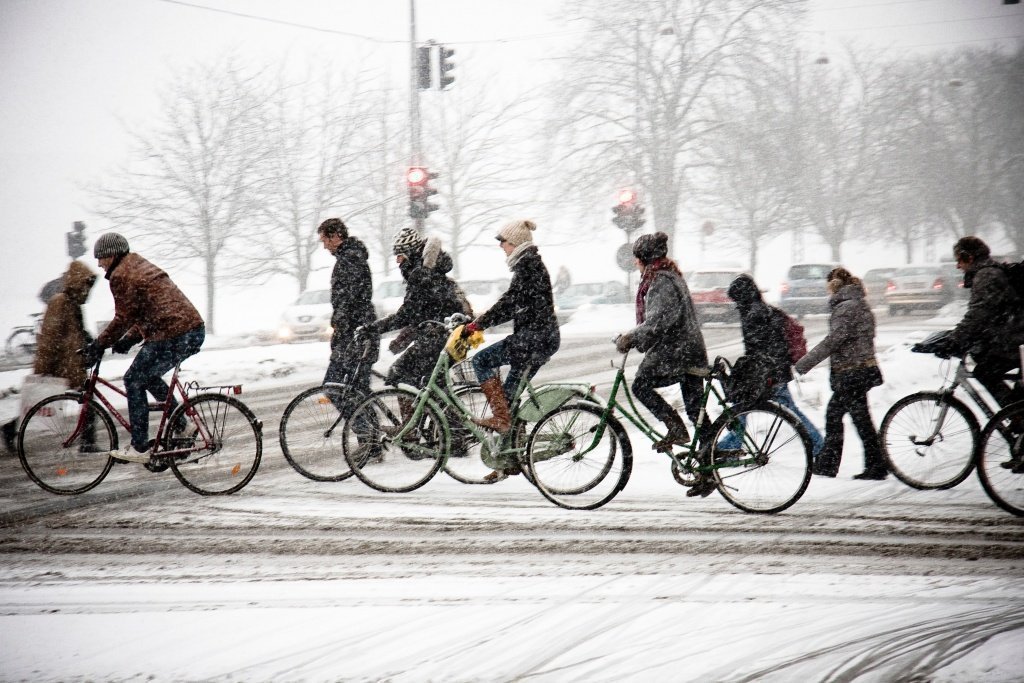 Велогибриды зимой: советы начинающим