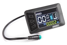 картинка LCD дисплей Gelbert CD01-C 48V 5- pin  магазин Eltreco являющийся официальным дистрибьютором в России 