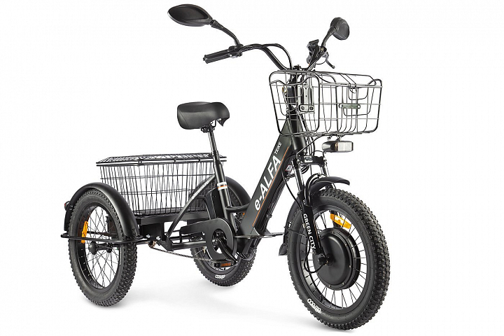 Трёхколёсный электровелосипед GREEN CITY e-ALFA Trike