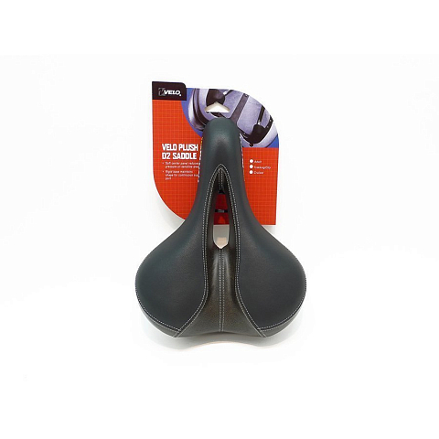 картинка Седло VELO PLUSH 272x210мм, комфортное, с вентиляционным отверстием, с ручкой для переноски от магазина Eltreco