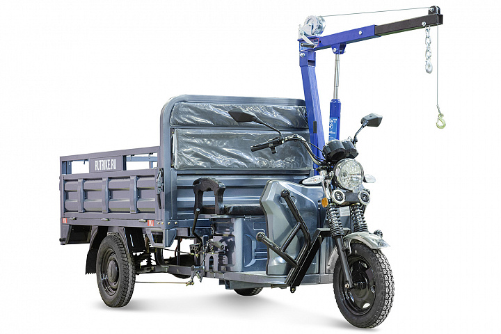 картинка Грузовой электротрицикл Rutrike D4 NEXT с краном для поднятия грузов 1800 60V1200W от магазина Eltreco