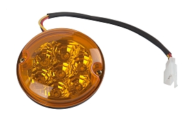 картинка Фонарь указателя поворотов, передний, круглый 12В D4.1500 Вт магазин Eltreco являющийся официальным дистрибьютором в России