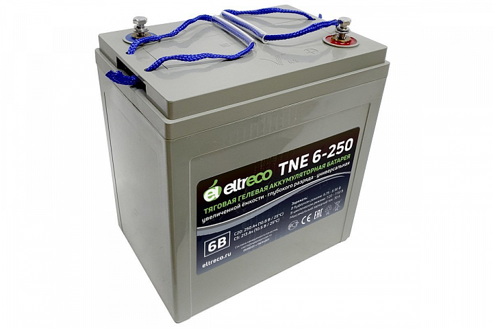 картинка Тяговый аккумулятор Eltreco TNE6-250 (6V200A/H C3) от магазина Eltreco