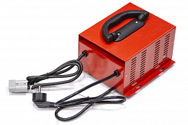 картинка Зарядное устройство для свинцовых тяговых аккумуляторов Rutrike 24V20A магазин Eltreco являющийся официальным дистрибьютором в России 