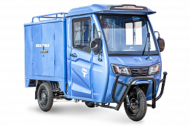 картинка Грузовой электротрицикл Rutrike КАРГО Кабина Дуал магазин Eltreco являющийся официальным дистрибьютором в России 