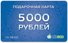 картинка Подарочная карта Eltreco, номинал 5000  магазин Eltreco являющийся официальным дистрибьютором в России 