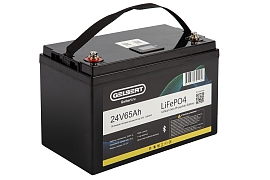 картинка Литиевый тяговый аккумулятор Gelbert LiFePO4 (24V/65Ah/65A/1,560Wh) BT/Display магазин Eltreco являющийся официальным дистрибьютором в России 