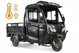 картинка Грузовой электротрицикл Rutrike КАРГО Кабина обогрев 1500 60V1000W магазин Eltreco являющийся официальным дистрибьютором в России 