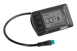 картинка LCD дисплей Gelbert OMT-M3 36V 5- pin магазин Eltreco являющийся официальным дистрибьютором в России