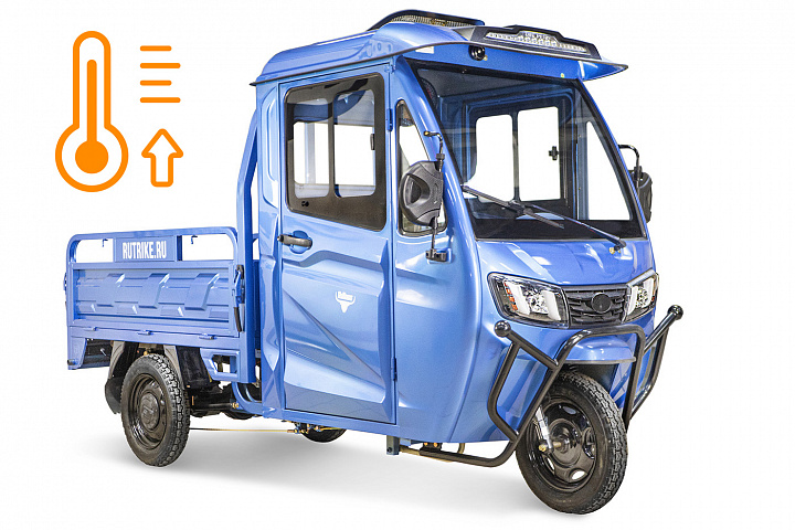 картинка Грузовой электротрицикл Rutrike КАРГО Кабина обогрев 1500 60V1000W от магазина Eltreco