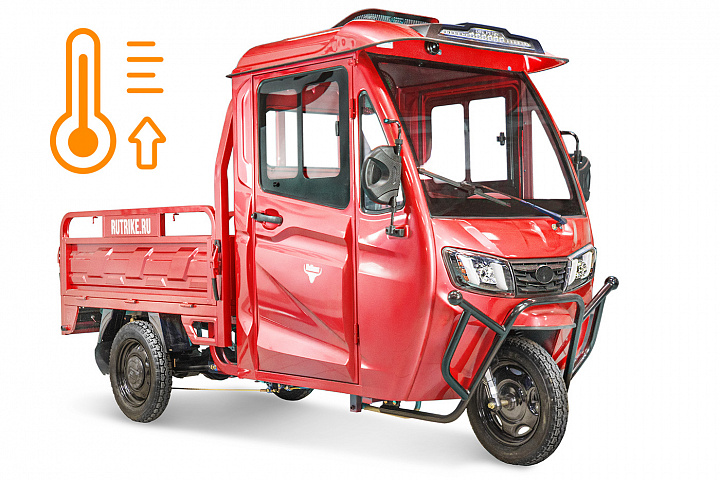 картинка Грузовой электротрицикл Rutrike КАРГО Кабина обогрев 1500 60V1000W от магазина Eltreco