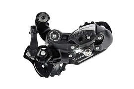 картинка Переключатель задний Shimano Tourney магазин Eltreco являющийся официальным дистрибьютором в России 