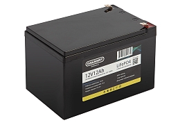 картинка Литиевый тяговый аккумулятор Gelbert LiFePO4 (12V/12Ah/12A/144Wh) [6-DZF-12, 6-DZM-12] магазин Eltreco являющийся официальным дистрибьютором в России 