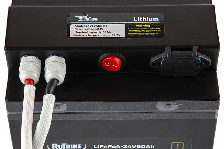 картинка Тяговый аккумулятор Rutrike LiFePO4 24V60Ah (80A) от магазина Eltreco