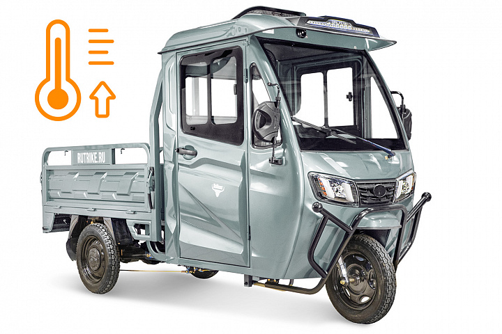 картинка Грузовой электротрицикл Rutrike КАРГО Кабина обогрев 1500 60V1000W от магазина Eltreco