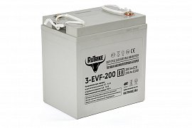 картинка Тяговый аккумулятор RuTrike 3-EVF-200 (6V200A/H C3) магазин Eltreco являющийся официальным дистрибьютором в России 