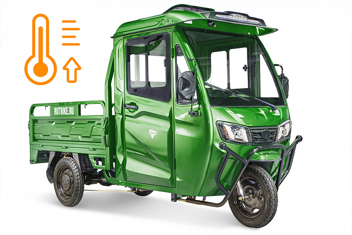 картинка Грузовой электротрицикл Rutrike КАРГО Кабина обогрев 1500 60V1000W от магазина Eltreco