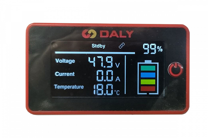 картинка Аккумуляторная батарея LiFePo4 48V112Ah(100A) c дисплеем, BMS смарт от магазина Eltreco